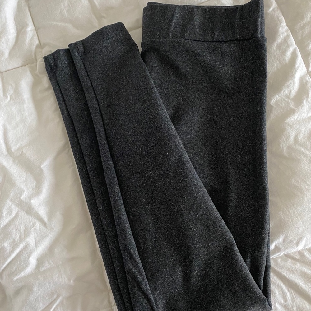 Speckled grey yoga pants